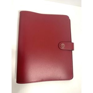 Filofax The Original Folio A5 Size Pillarbox Red. EUC